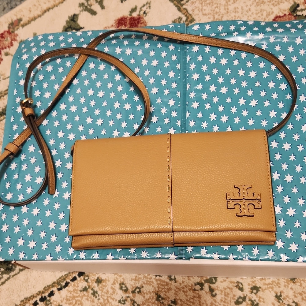 Tory Burch Camel Crossbody Bag